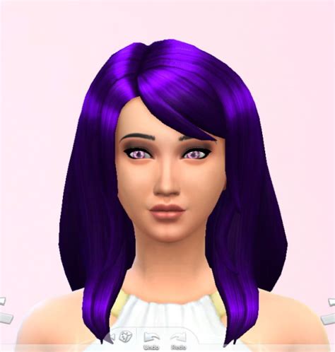 Stars Sugary Pixels Purple Hair ~ Sims 4 Hairs