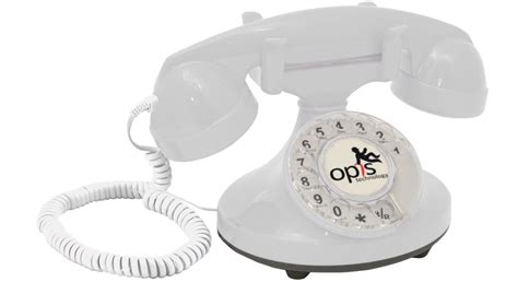 Buy Opis Funkyfon Cable Rotary Dial Disc Retro Telephone In The