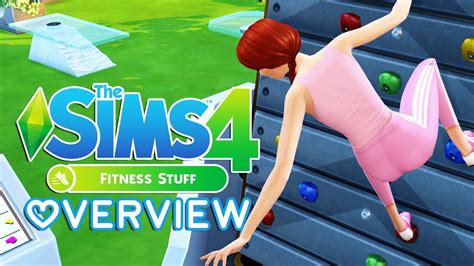 The Sims 4 Fitness Stuff Pack Overview Cas And Buildbuy Youtube