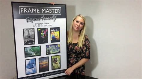 Master the art of framing a masterpiece with these 24x36 frames. FrameMaster 24x36 Poster Frame Instructions - Movie Poster ...