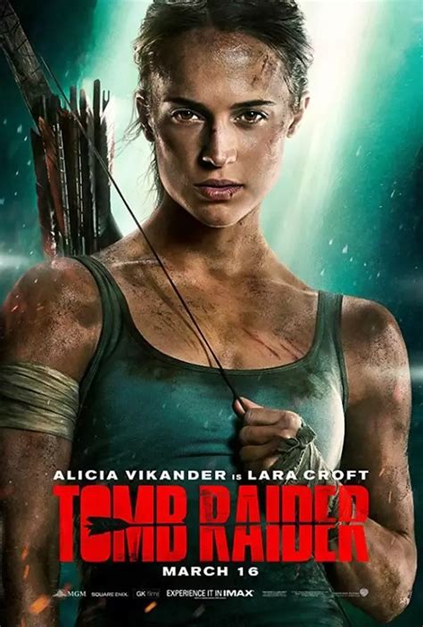 Alicia Vikanders Lara Croft Features On New Tomb Raider Poster
