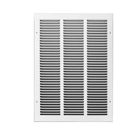 Some return air vents also utilize a filter. White Return Air Vent Ventilation Grille Wall Register ...