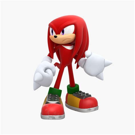 Knuckles The Echidna 3dモデル In Fbx Obj Max 3ds C4d