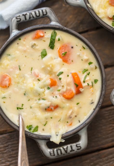 Soup, stew & chili recipes. Creamy Chicken Soup - Simply Sated