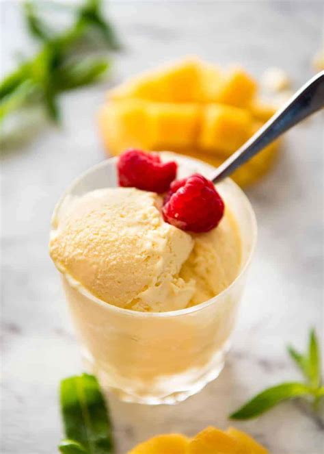 Homemade Mango Ice Cream Recipe No Ice Cream Maker Recipetineats