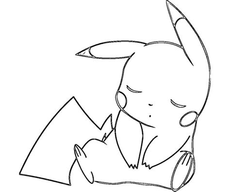 Kawaii Pokemon Go Anime Pikachu Coloring Sheets Free Printable For Kids