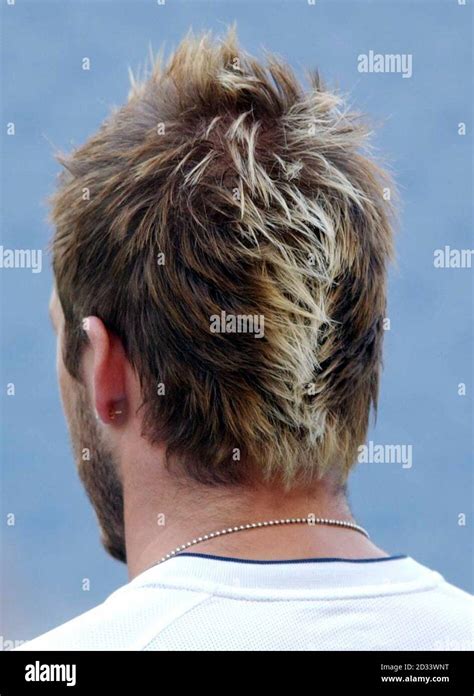 David Beckham Hairstyle Back View