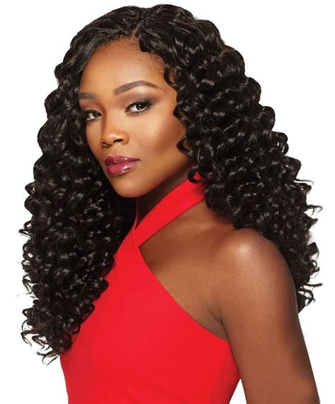 We'll start with some classic crochet braids styles for the women with curly hair. Outre X-Pression Crochet Braid DEEP TWIST 14 Inch
