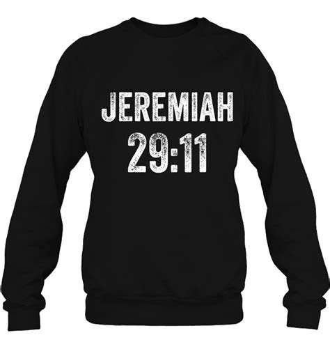 Jeremiah 2911 Bible Verse Shirt Christian Bible T
