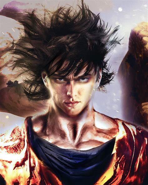 Comédia, ecchi, ação, romance episódios: Goku realistic by Shibuz4 | Goku desenho, Anime, Dragões