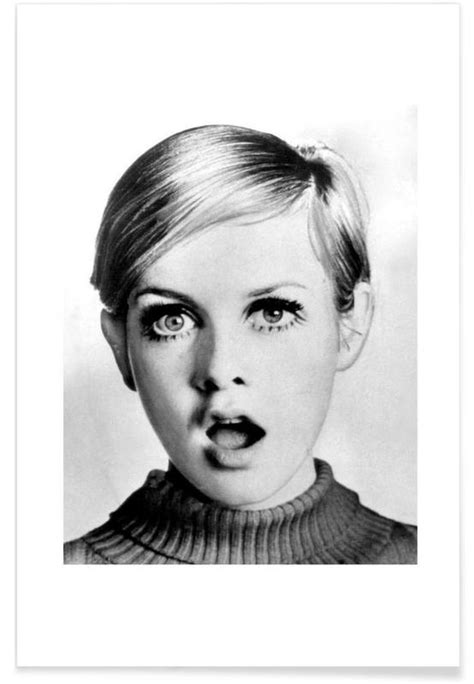 Twiggy 1966 Vintage Photograph Poster Juniqe