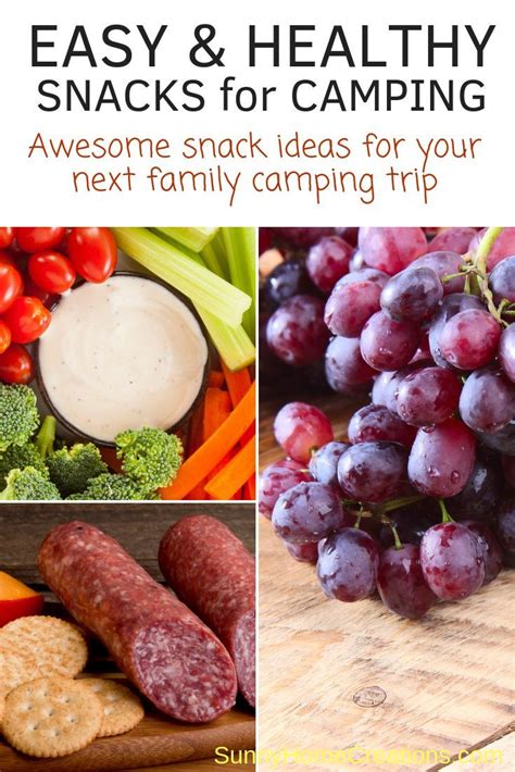 Healthy And Quick Camping Snacks Healthy Camping Snacks Camping