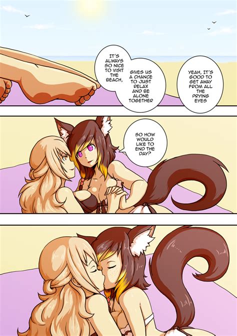 Commission Sam And Serenity At The Beach Page 1 By Dmxwoops Hentai