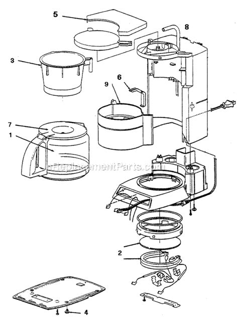 21 hole polycarbonate sprayhead for durability. Mr. Coffee PRX30 Parts List and Diagram ...