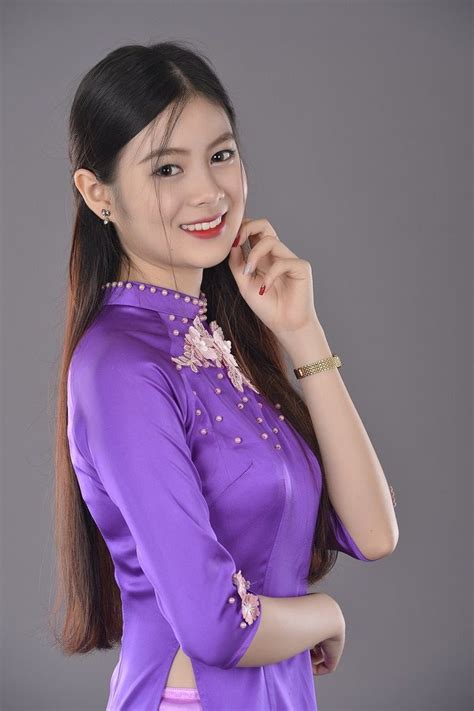 Ghim Trên Vietnamese Dress Beautiful Charming 1