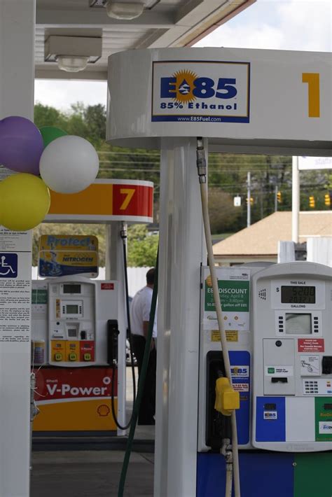 Nowadays, the gas you pump from almost every gas station contains a blend of gasoline and ethanol. E85 Station | The ethanol rally on April 8, 2010 was held ...