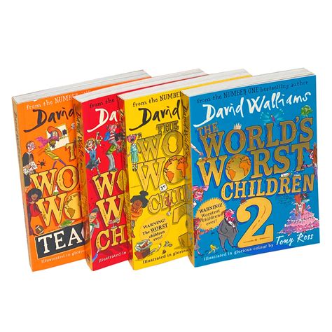 David Walliams Worlds Worst Children Collection 4 Books Set Pack Teach