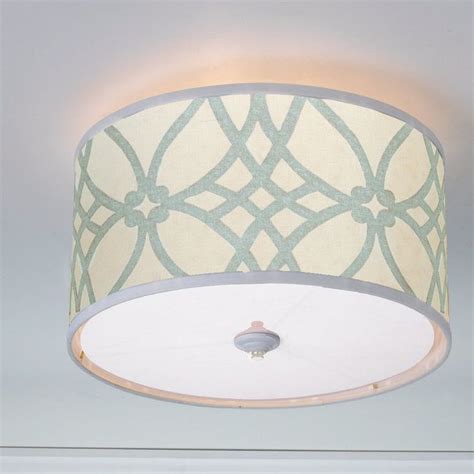 Find your perfect drum shade here at destination lighting. Trellis Linen Drum Shade Ceiling Light | Ceiling lights ...