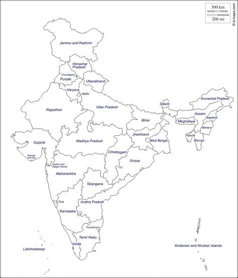 How To Draw India Map Outline