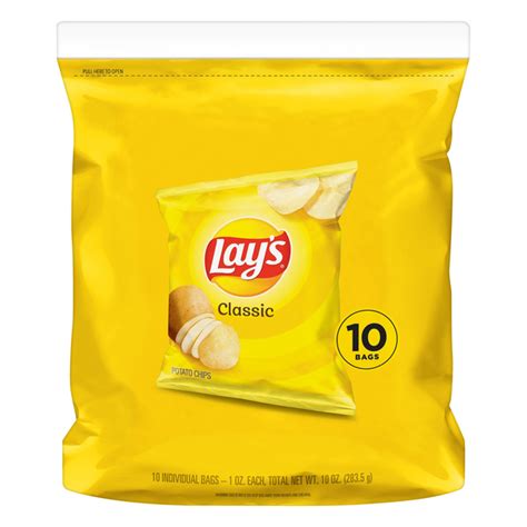 Save On Lays Potato Chips Classic Single Serve Packages Order Online