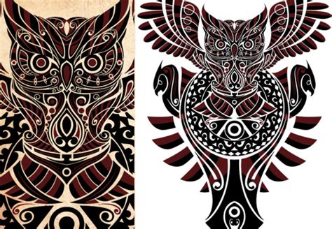 Maori Owl By Atatos
