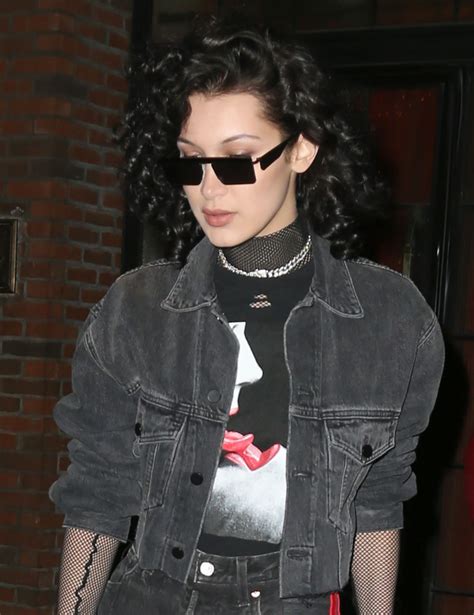 Bella Hadid With Curly Hair Out In Nyc 313 2017