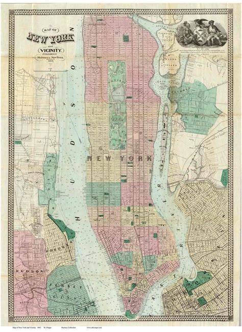 Historical Maps Of Manhattan Historical Manhattan Maps New York Usa