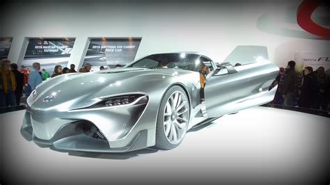 Toyota Shows Off Their Ft 1 Concept Car During The Media Preview At The