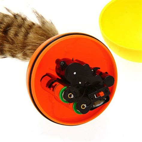 Electroprime Fun Weasel Chases Jumping Rolling Motor Ball Toy For Pets