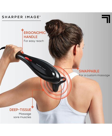 Sharper Image Corded Massager Single Node Percussion Macys