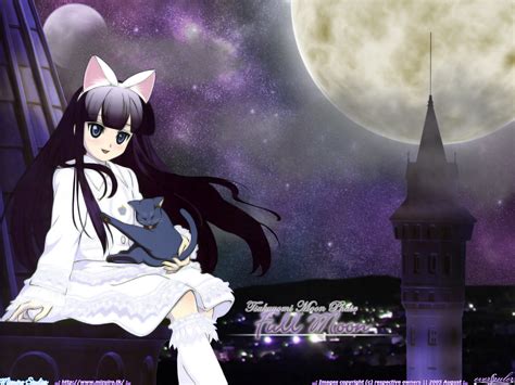 Tsukuyomi Moon Phase Wallpaper Full Moon Minitokyo