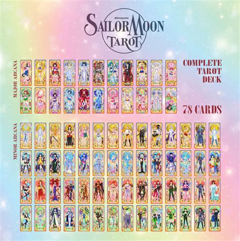 Sailor Moon Tarot Cards Set By Joshuat1306 On Deviantart