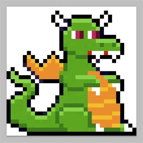 How To Make A Pixel Art Dragon Mega Voxels