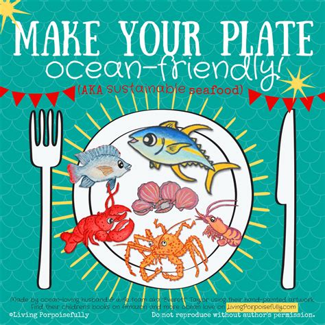 Make Your Plate Ocean Friendly Sustainable Seafood Infographic