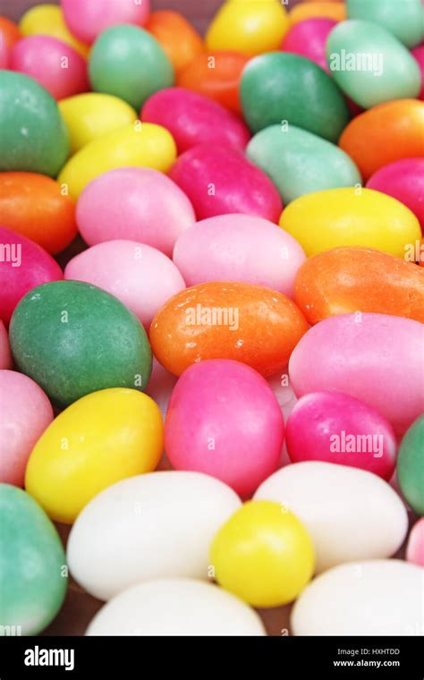 Easter Candy Egg Shaped Sugar Candy For Easter Season Stock Photo Alamy