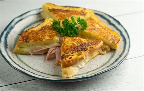 French Toast Grilled Ham And Cheese Sandwiches Framed Cooks