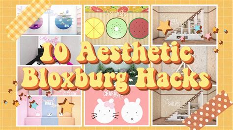 Bloxburg 10 Aesthetic Building Hacks Tips And Designs Series 5