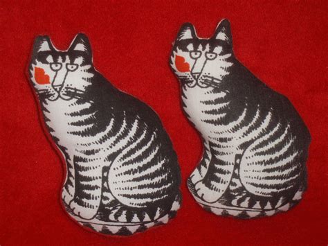 Kliban Cat Fabric Organic Catnip Toys Etsy In 2021 Kliban Cat