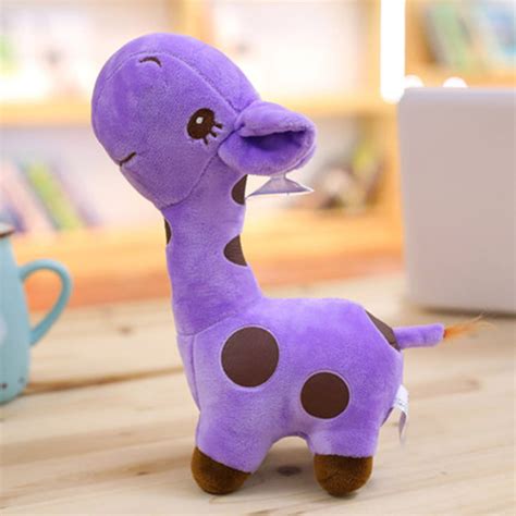 Kevche Cute Giraffe Plush Toy Pendant Soft Deer Stuffed Cartoon Animals