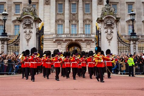 The Changing Of The Guard At Buckingham Palace In London Uk Editorial