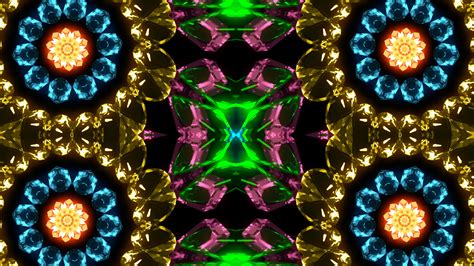 Pattern 1080p Colors Kaleidoscope Digital Art Abstract Artistic