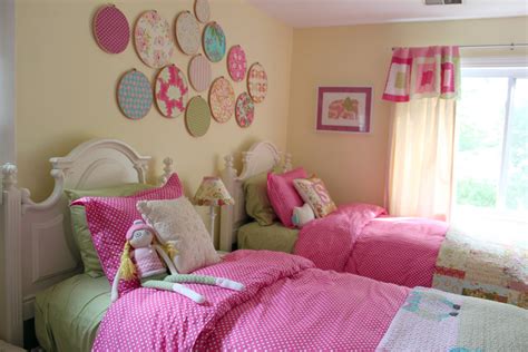 Placing a tasteful accent chair in the corner or a bench at the foot of the bed can make the space feel more inviting. Office Interior Design Image: Decorating ~ Girls Shared ...