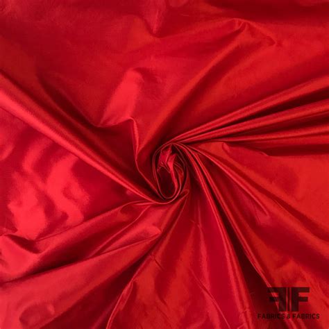 Solid Silk Taffeta Red Fabrics And Fabrics Fabrics And Fabrics