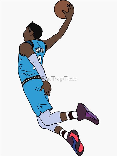 Ja Morant Dunk Sticker For Sale By Rattraptees Redbubble