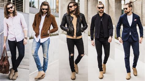 5 Outfits From 1 Pair Of Chelsea Boots Mens Style Lookbook Youtube