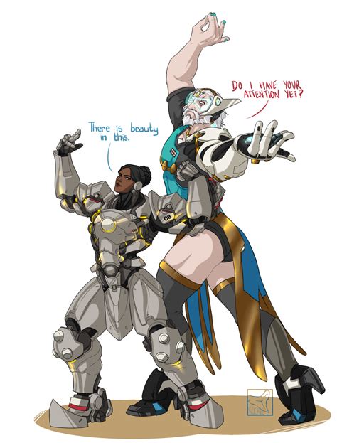 :t anyways, im going to make a comic of zarya and tracer, in how they swap bodies. Blizzard, please give us "switch costumes" skins for halloween : Overwatch