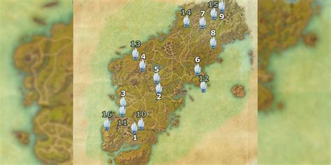 Elder Scrolls Online Every Glenumbra Skyshard Location