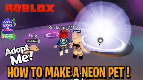 Showing How To Make A Neon Ox In Roblox Adopt Me Youtube