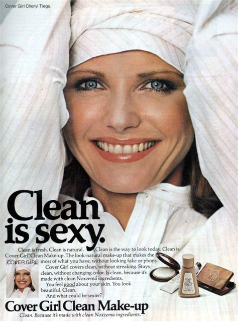 Cover Girl 1976 Cover Girl Makeup Cheryl Tiegs Covergirl