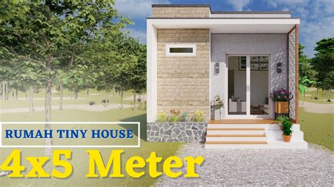 Rumah Mungil Dengan Konsep Tiny House Berukuran 4x5 Meter Dengan